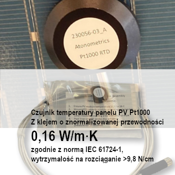 czujnik temperatury paneli PV