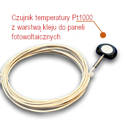 czujnik temperatury paneli PVz klejem