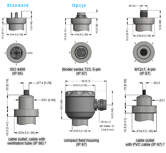 DMP333P przyłącza elektryczne