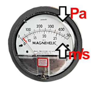 Magnehelic velocity