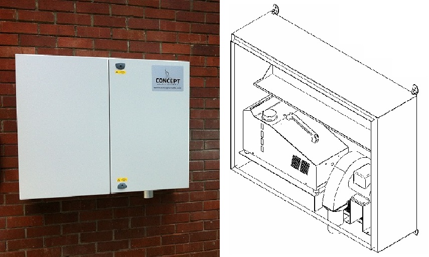 Spirit 900 Smoke Machine IP Rated Enclosure Fire Training Concept Smoke Systems9